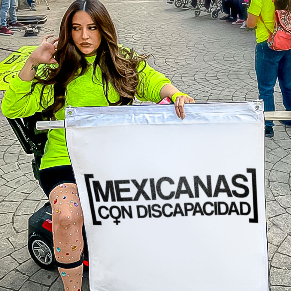 Maryangel García-Ramos, integrante de Mexicanas con Discapacidad.