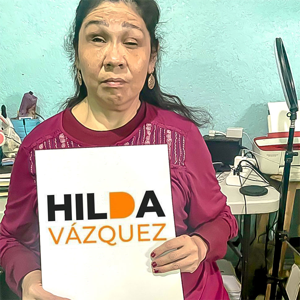 Hilda Vázquez, ciberactivista